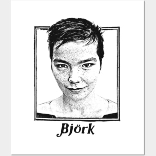 Bjork // Retro Fan Design Posters and Art